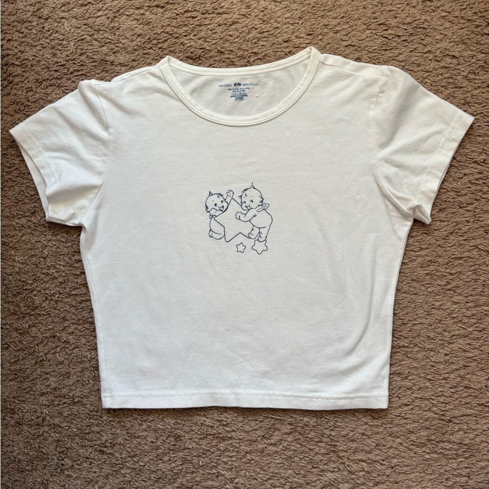 Brandy Melville Cropped Baby Tee